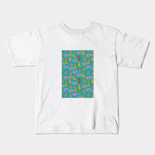 Cat Pattern Kids T-Shirt